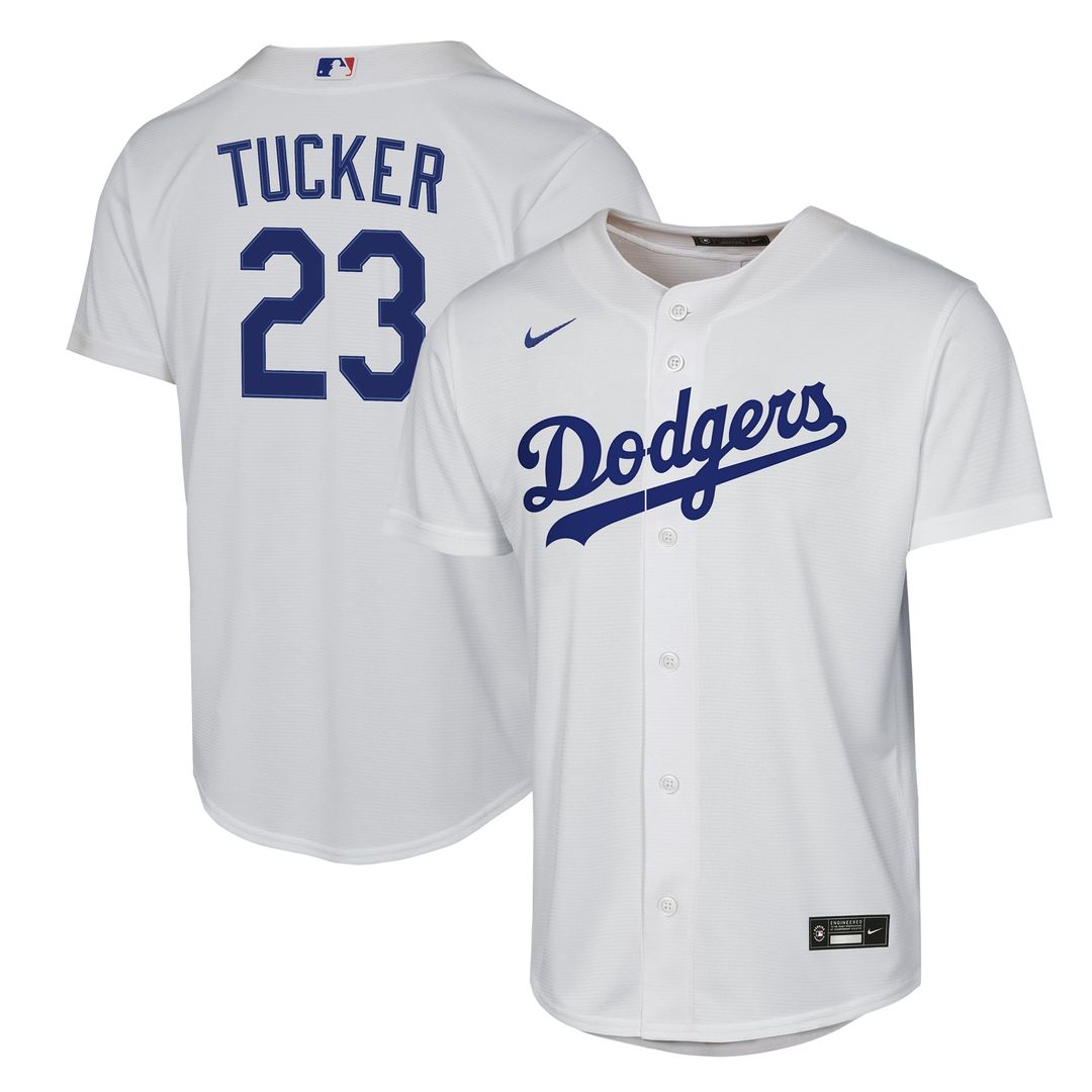 Kyle Tucker Los Angeles Dodgers Youth Home Replica Jersey - White