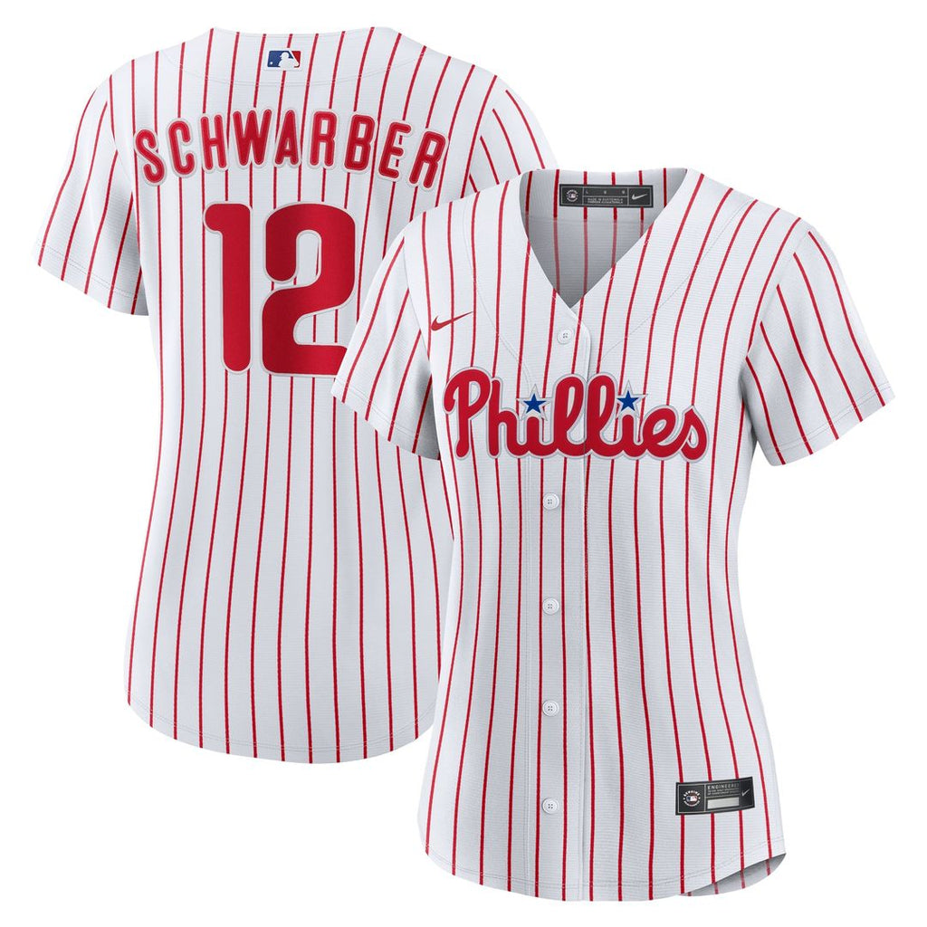 Kyle Schwarber Philadelphia Phillies Women's Home Replica Jersey - White