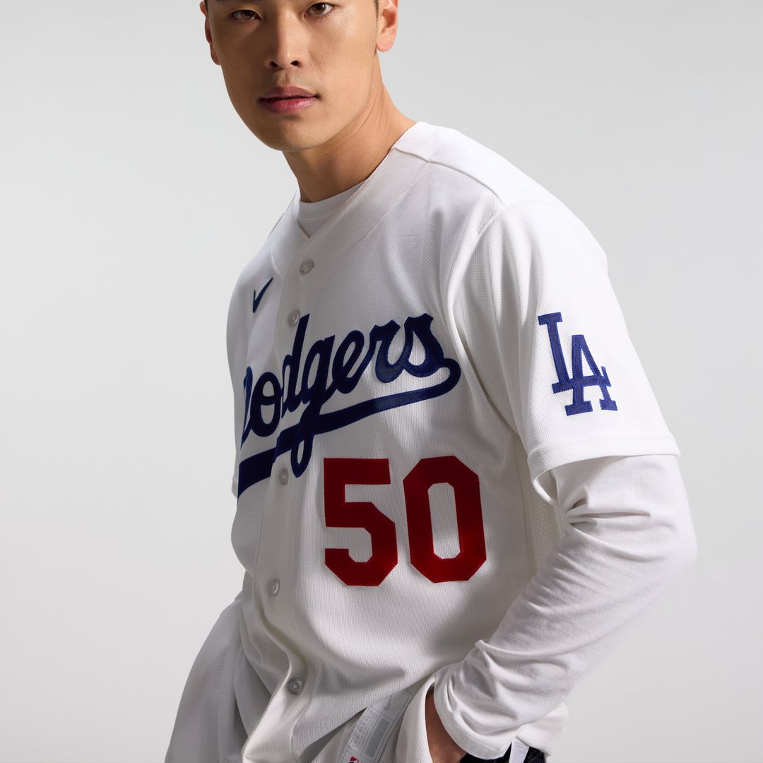 Mookie Betts Los Angeles Dodgers Home Authentic Jersey - White