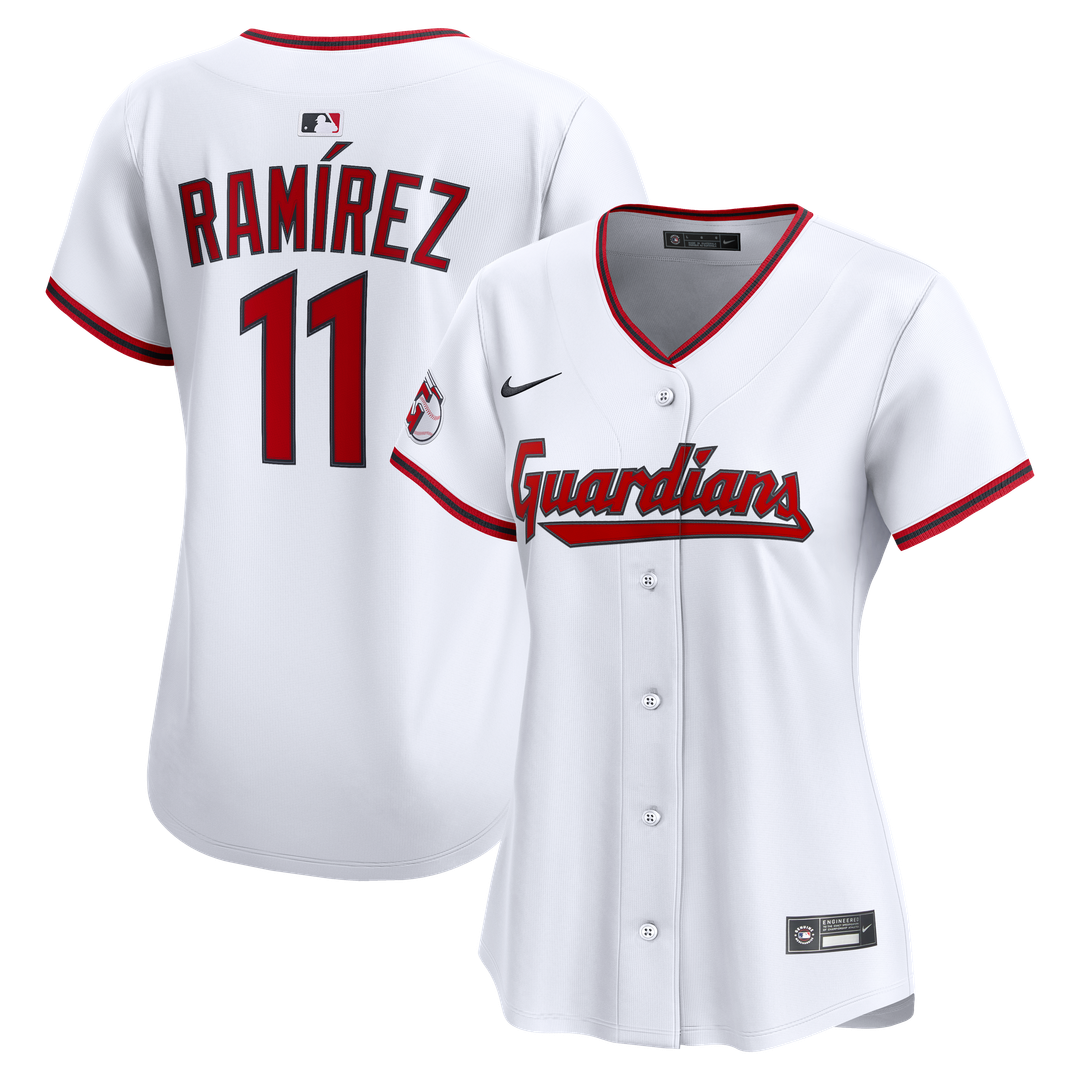 José Ramírez Cleveland Guardians Women's Home Limited Player Jersey - White