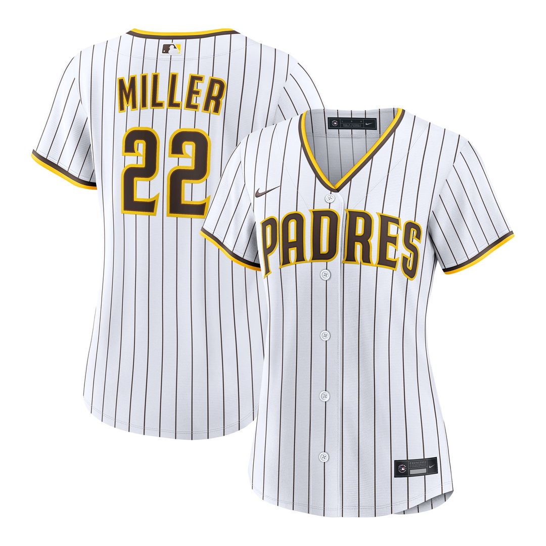 Mason Miller San Diego Padres Women's Home Replica Jersey - White