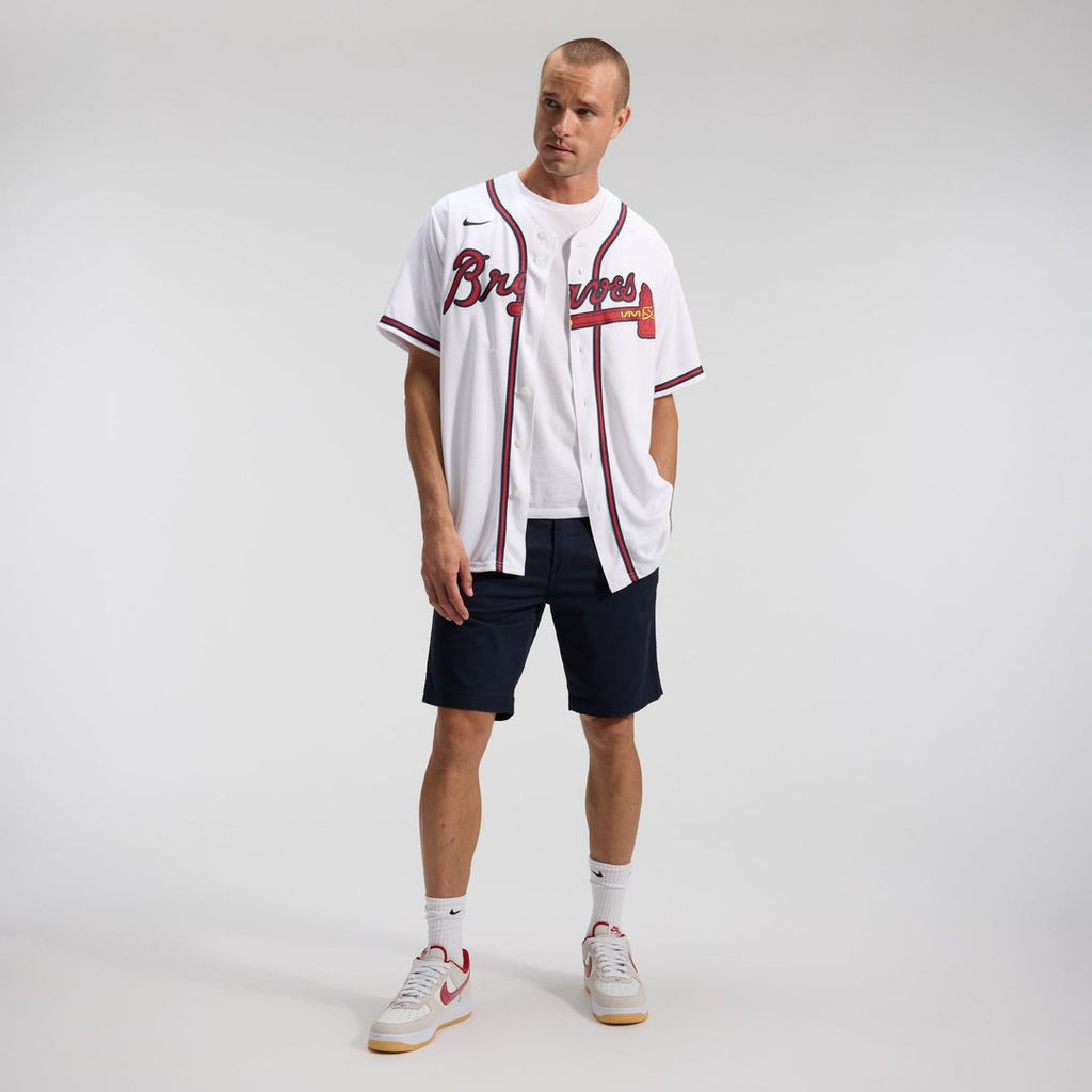 Atlanta Braves Home Replica Team Jersey - White