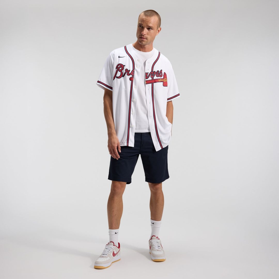 Atlanta Braves Home Replica Team Jersey - White