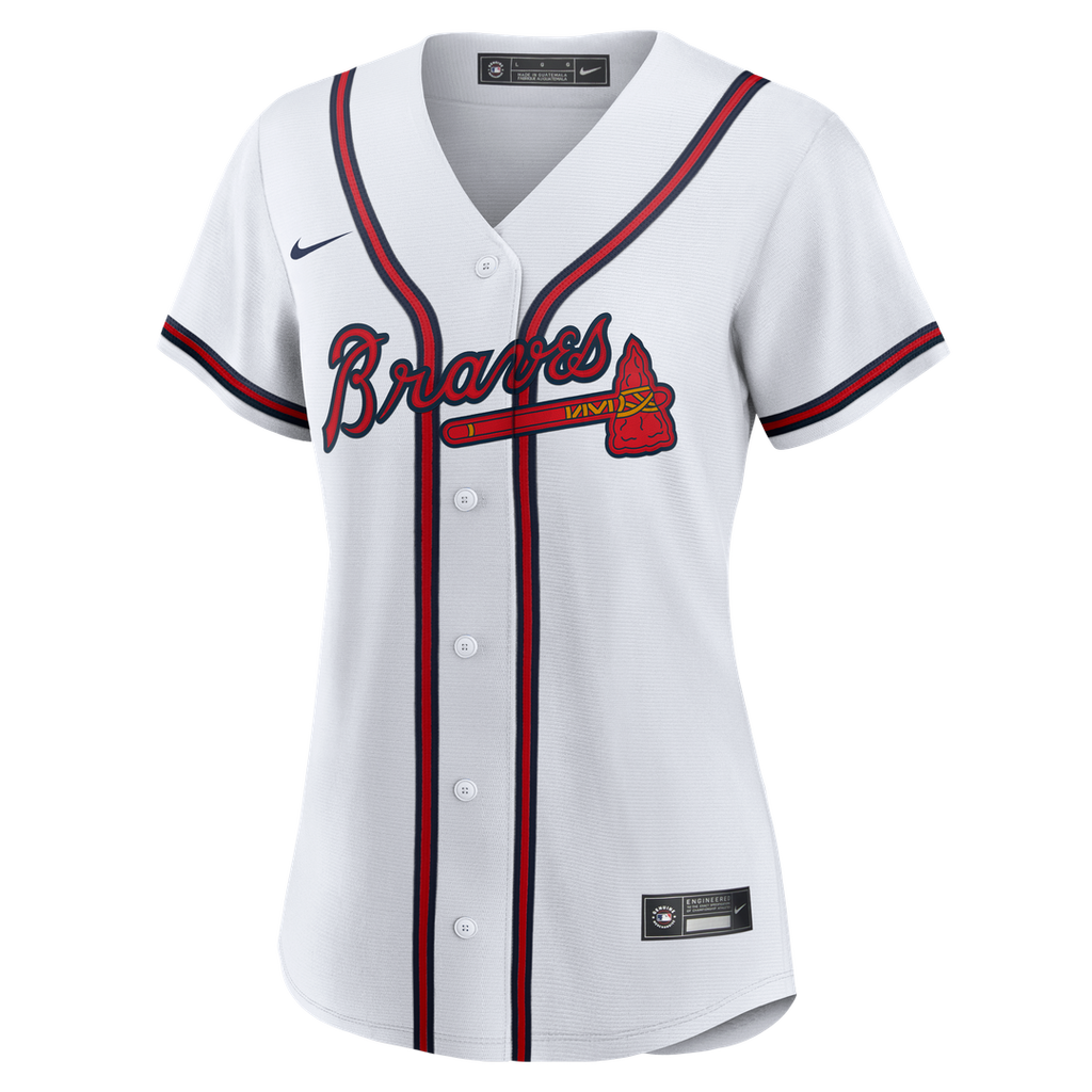 Lane Thomas Atlanta Braves Women's Home Replica Jersey - White