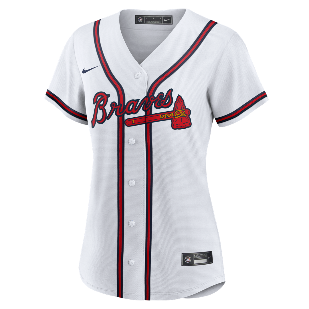 Lane Thomas Atlanta Braves Women's Home Replica Jersey - White