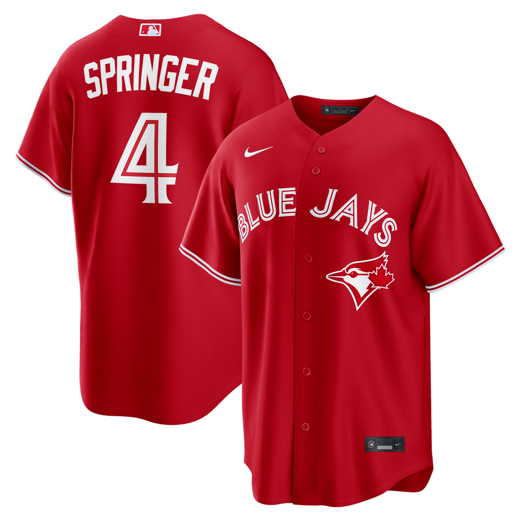 George Springer Toronto Blue Jays Canada Day Replica Jersey - Red