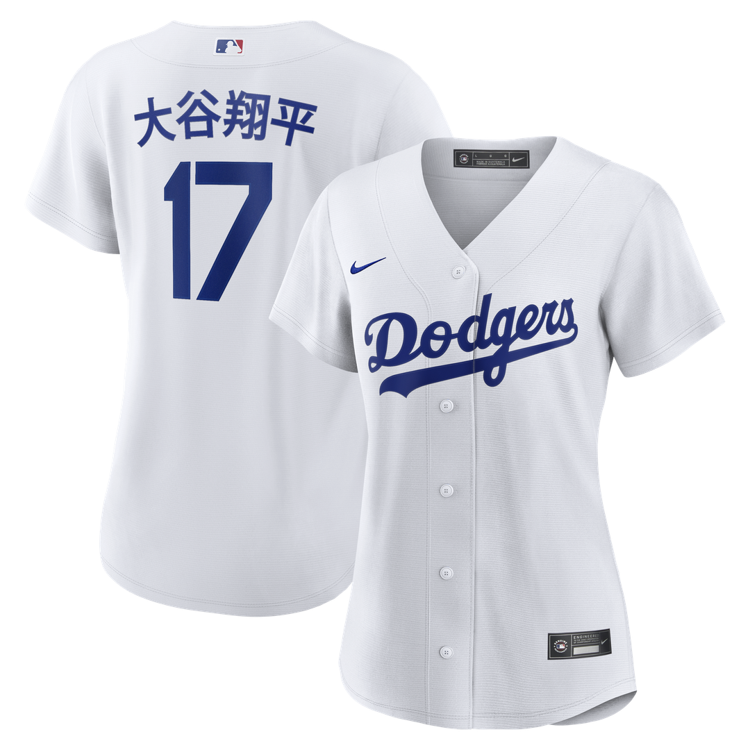 Shohei Ohtani Los Angeles Dodgers Women's Home Kanji Replica Jersey - White