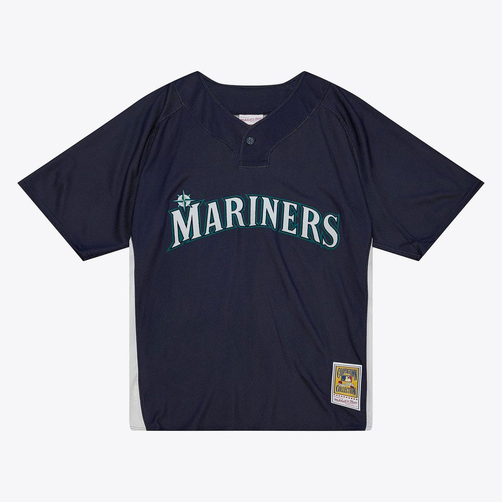 Ichiro Suzuki Seattle Mariners Big & Tall Cooperstown Mesh Batting Practice Jersey - Navy