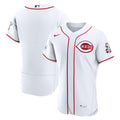 Cincinnati Reds Home Sponsor Patch Authentic Jersey - White