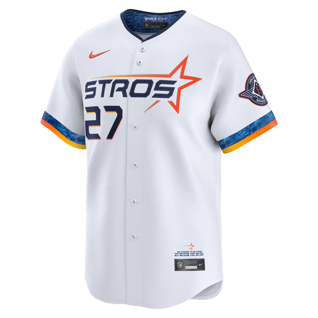 Jose Altuve Houston Astros 2025 City Connect Limited Player Jersey - White