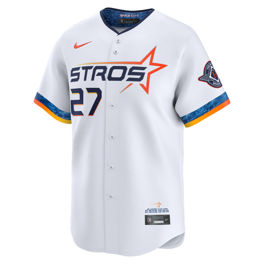 Jose Altuve Houston Astros 2025 City Connect Limited Player Jersey - White