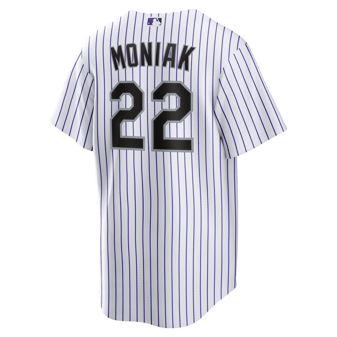 Mickey Moniak Colorado Rockies Home Replica Jersey - White