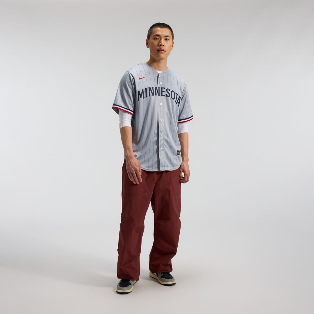 Minnesota Twins Road Replica Team Jersey - Gray