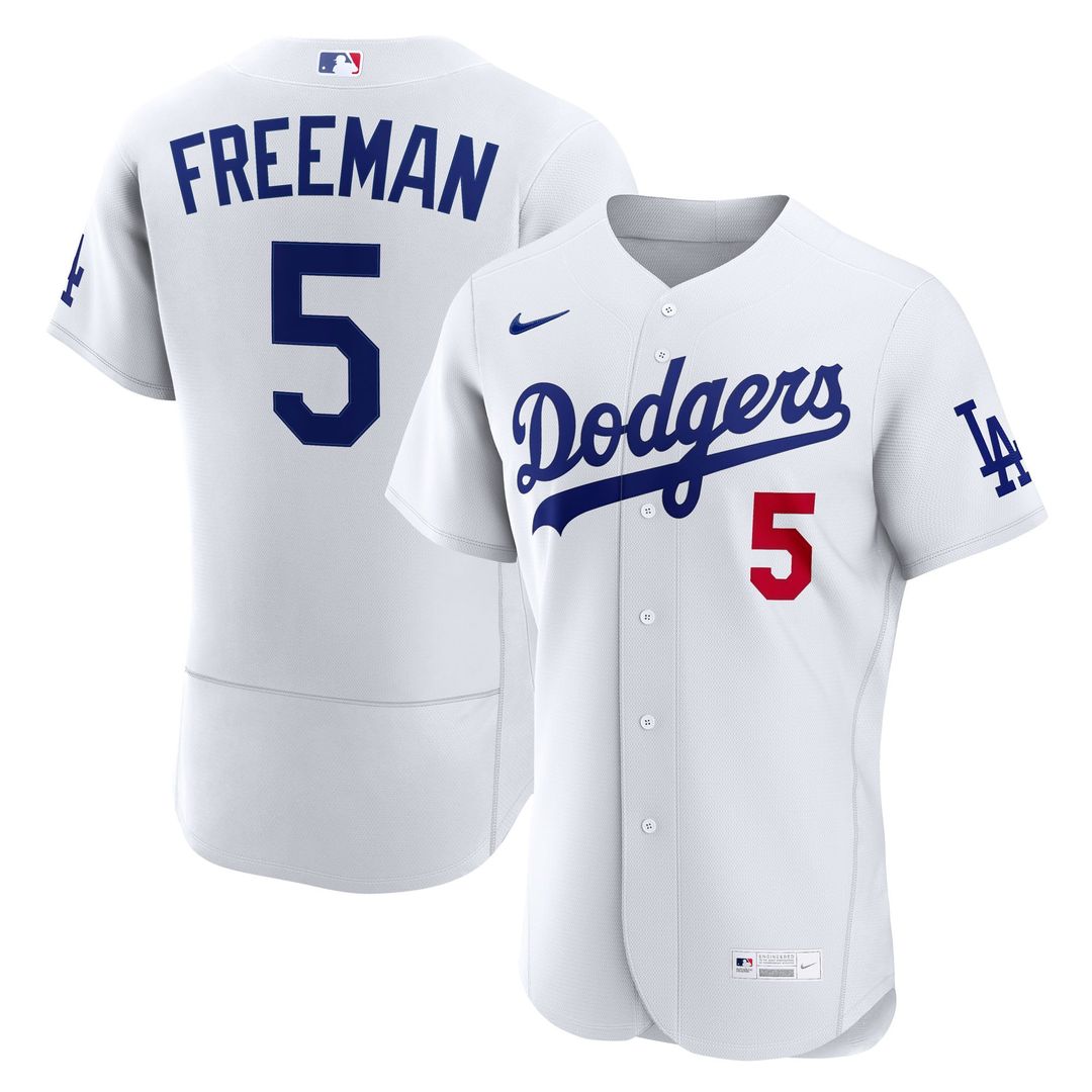 Freddie Freeman Los Angeles Dodgers Home Authentic Jersey - White