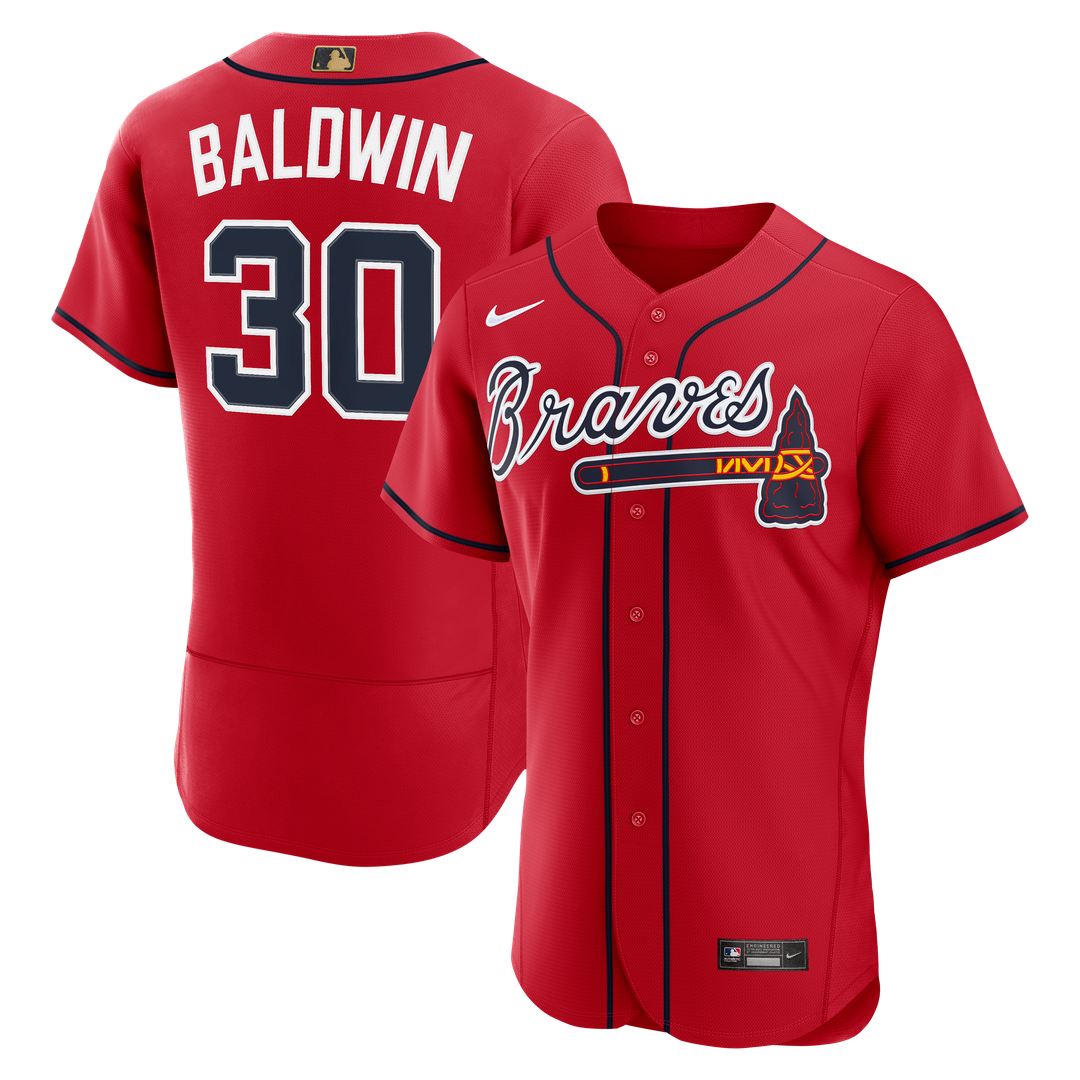 Drake Baldwin Atlanta Braves MLB Awards Authentic Jersey - Red
