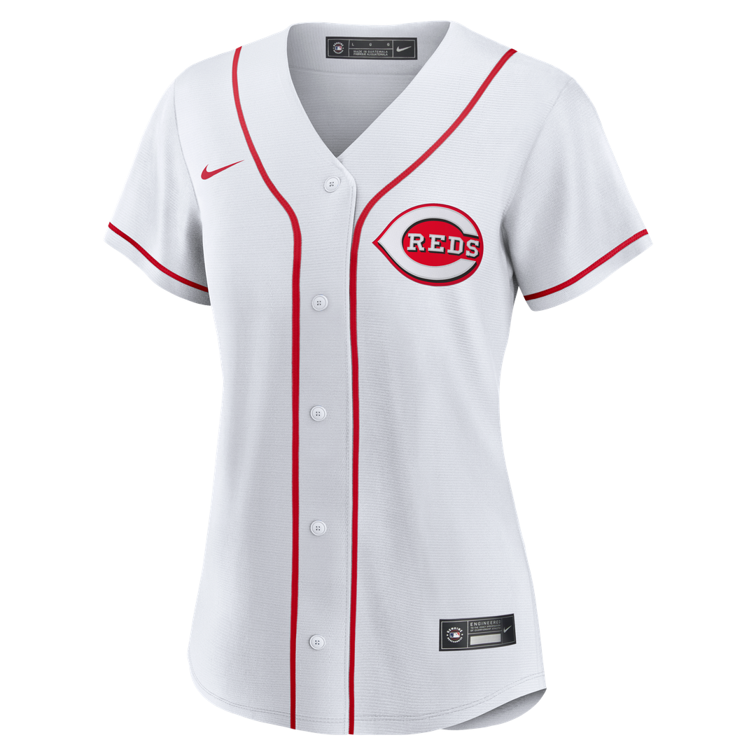 Eugenio Suárez Cincinnati Reds Women's Home Replica Jersey - White