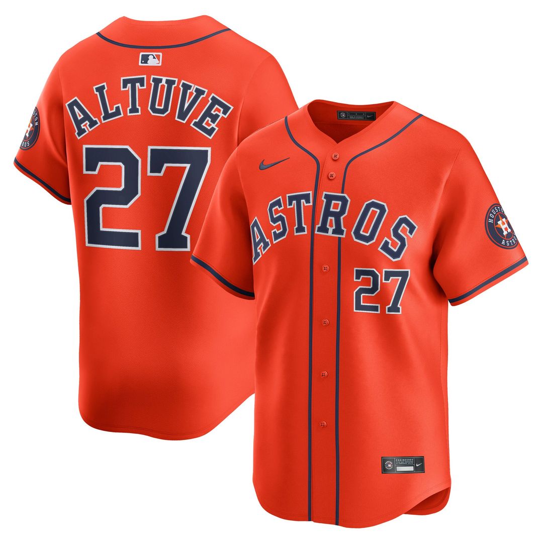 Jose Altuve Houston Astros Road Limited Player Jersey - Gray