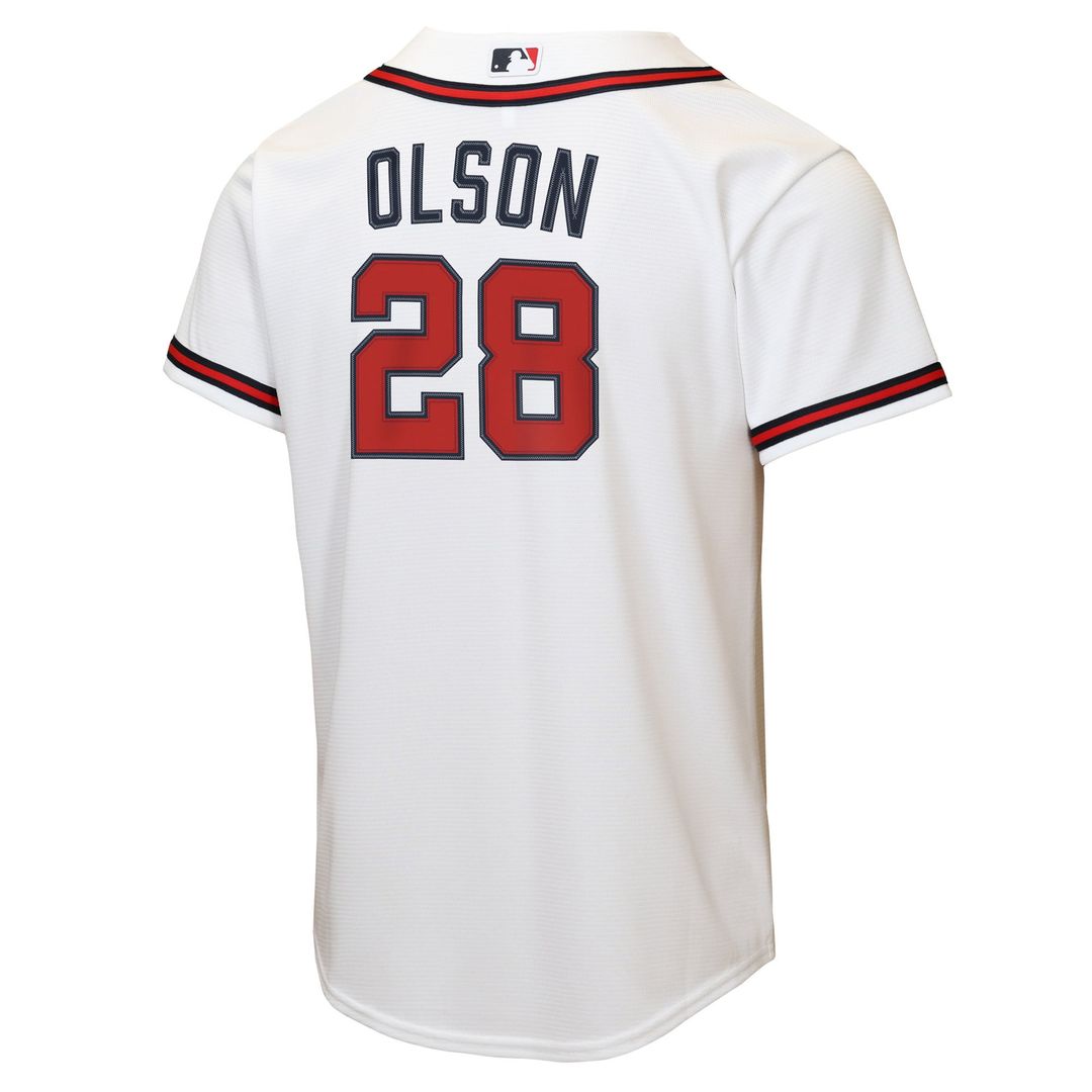 Matt Olson Atlanta Braves Youth Home Replica Jersey - White