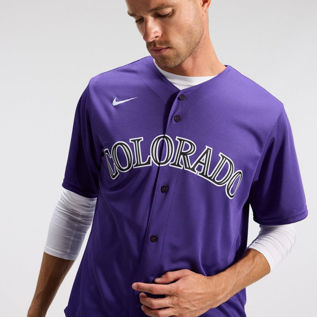 Colorado Rockies Alternate Replica Team Jersey - Purple