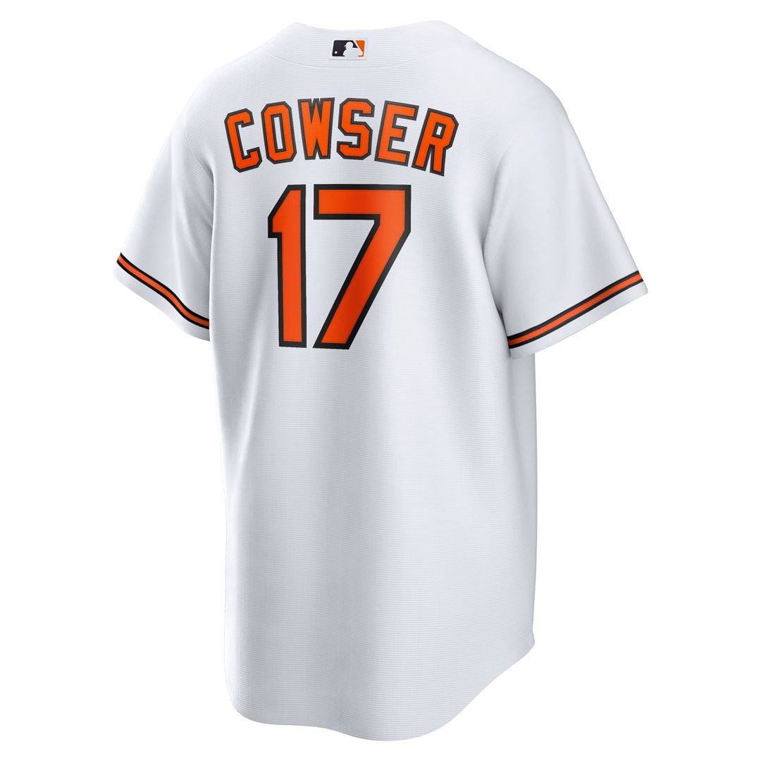 Colton Cowser Baltimore Orioles Home Replica Jersey - White