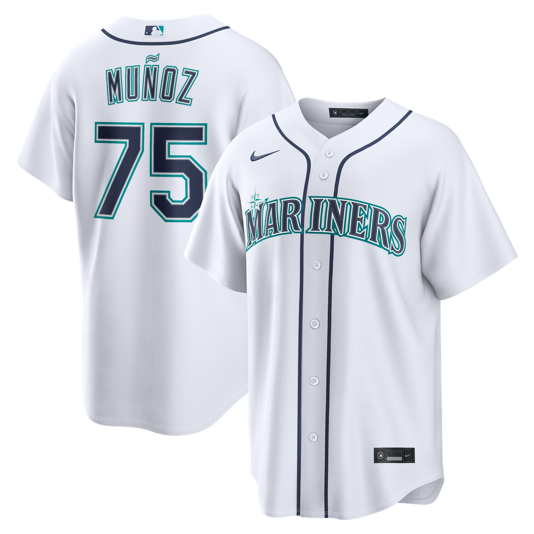 Andrés Muñoz Seattle Mariners Home Replica Jersey - White