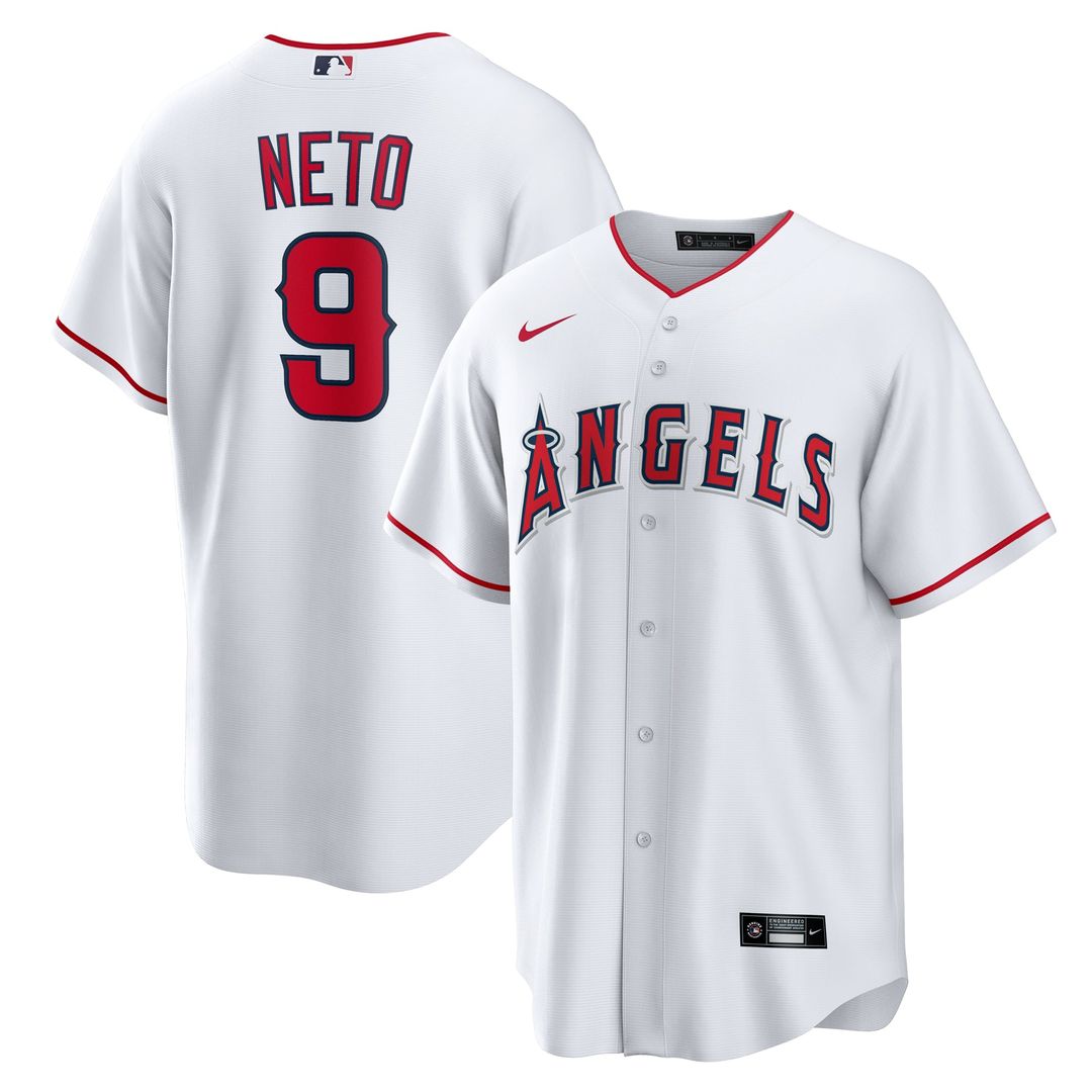 Zach Neto Los Angeles Angels Home Replica Jersey - White