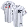 Fourth of July New York Yankees Giancarlo Stanton White USA 250 Stadium Jersey