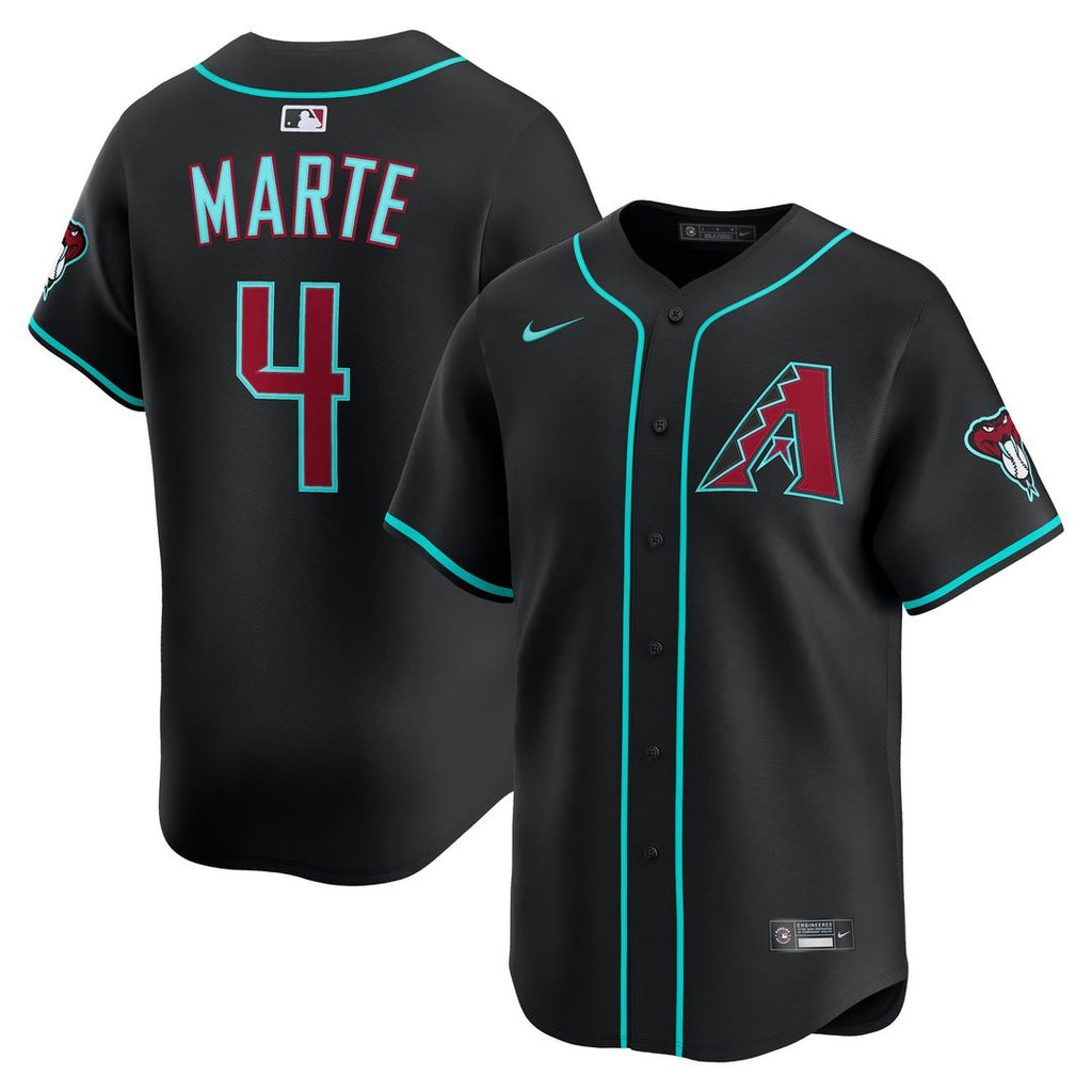 Ketel Marte Arizona Diamondbacks Alternate Limited Jersey - Black