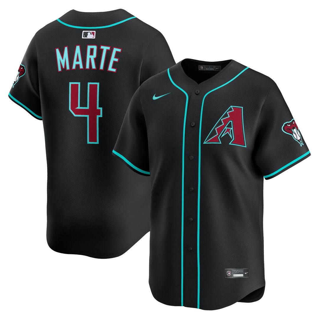 Ketel Marte Arizona Diamondbacks Alternate Limited Jersey - Black