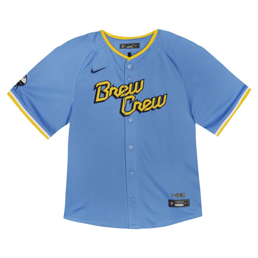 Milwaukee Brewers Toddler City Connect Team Limited Jersey - Blue