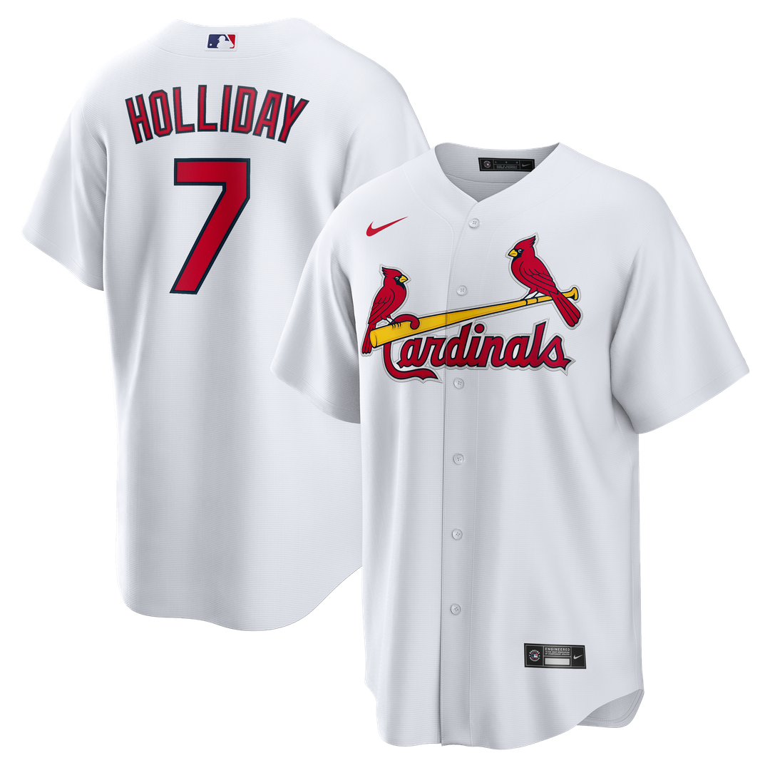 Matt Holliday St. Louis Cardinals Home Retired Player Replica Jersey - White