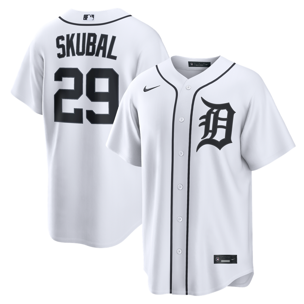 Tarik Skubal Detroit Tigers Home Replica Jersey - White