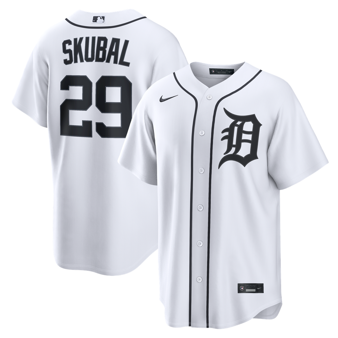 Tarik Skubal Detroit Tigers Home Replica Jersey - White
