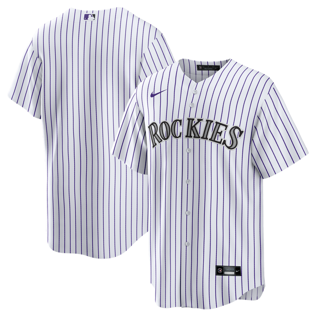 Colorado Rockies Home Big & Tall Replica Jersey - White