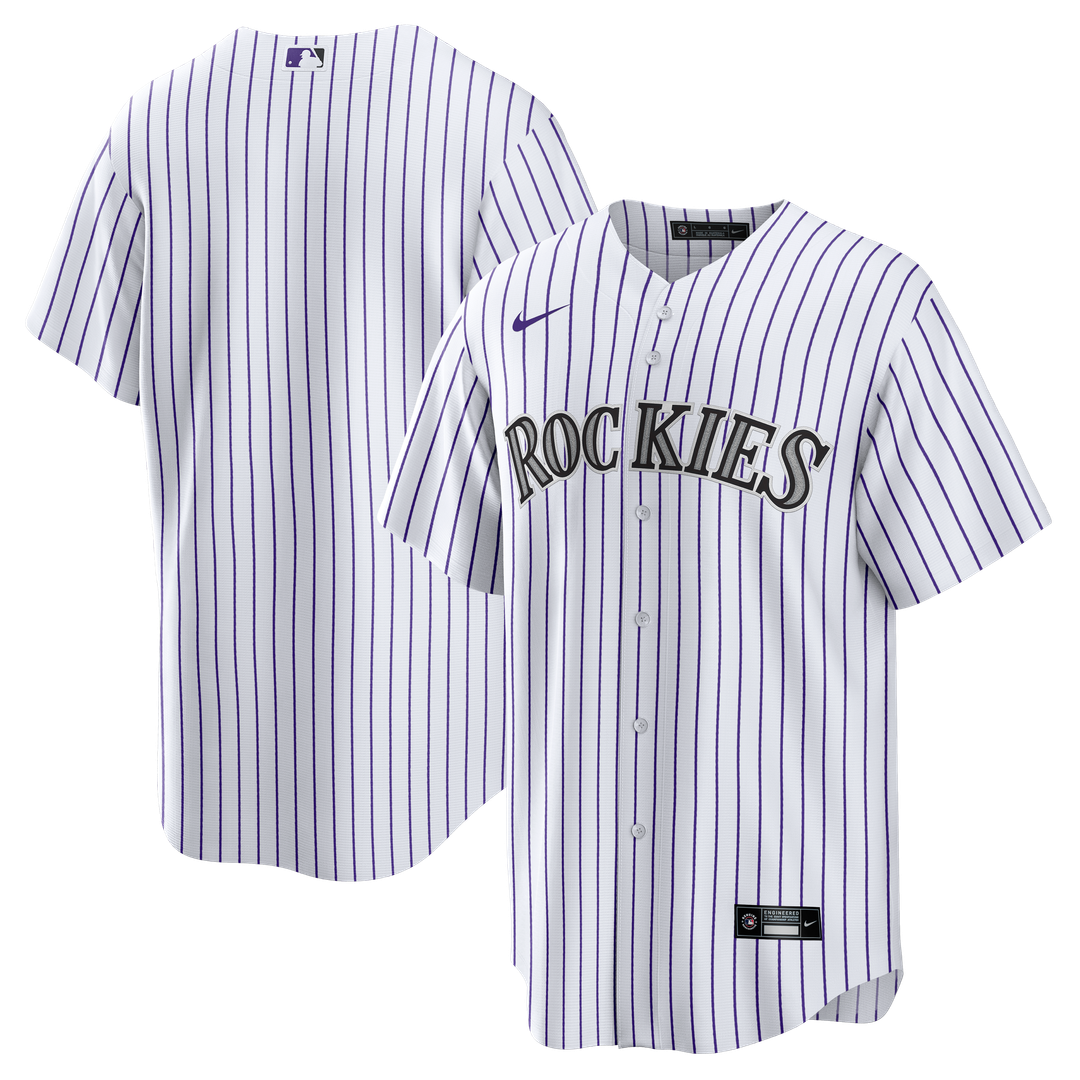 Colorado Rockies Home Big & Tall Replica Jersey - White