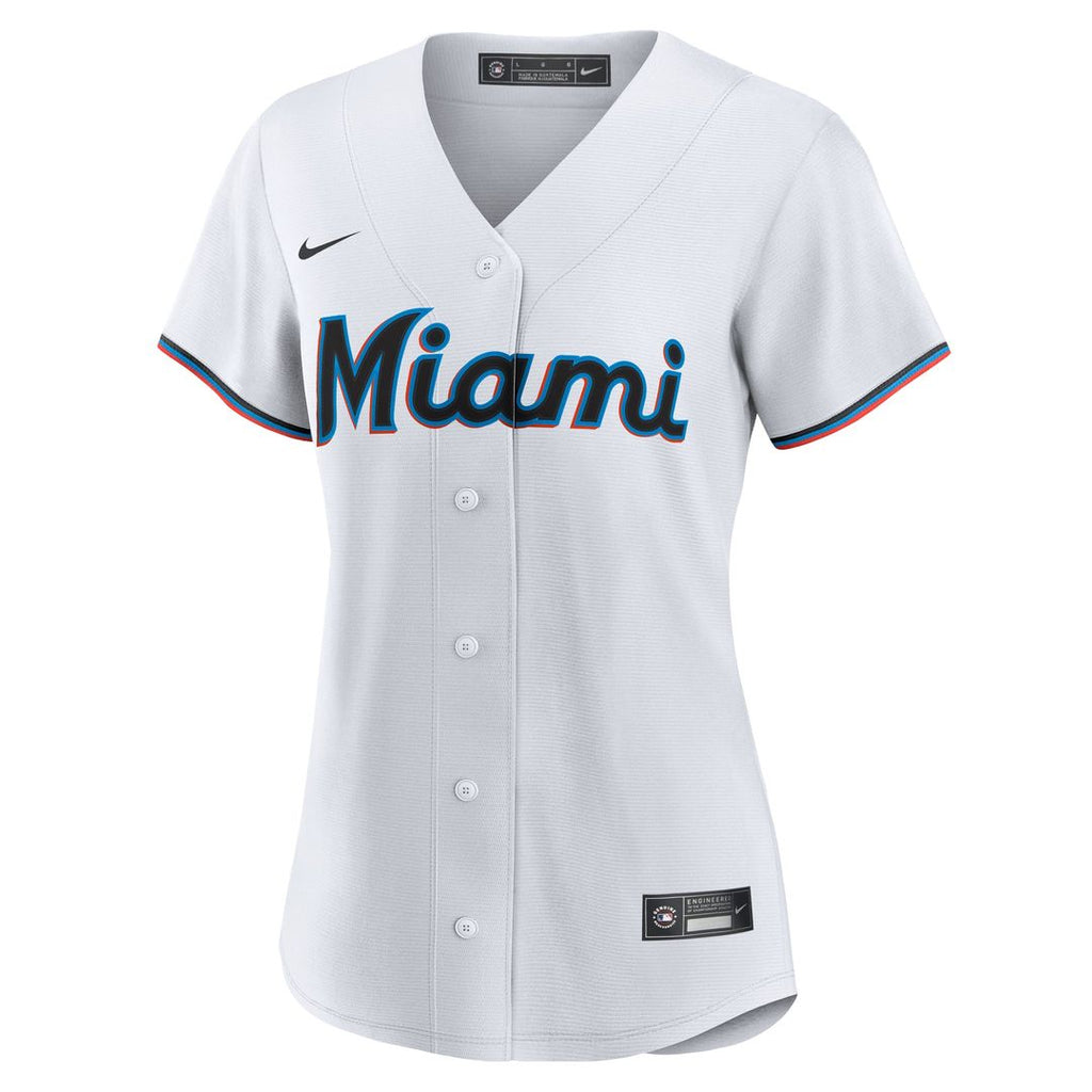 Griffin Conine Miami Marlins Women's Home Replica Jersey - White