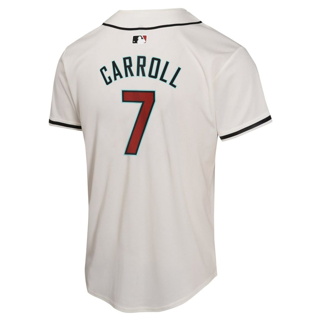 Corbin Carroll Arizona Diamondbacks Youth Home Game Player Jersey - White