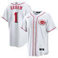 Cincinnati Reds #1 Groom Home Replica Jersey - White