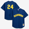 Ken Griffey Jr. Seattle Mariners Big & Tall Cooperstown Collection Mesh Batting Practice Jersey - Royal
