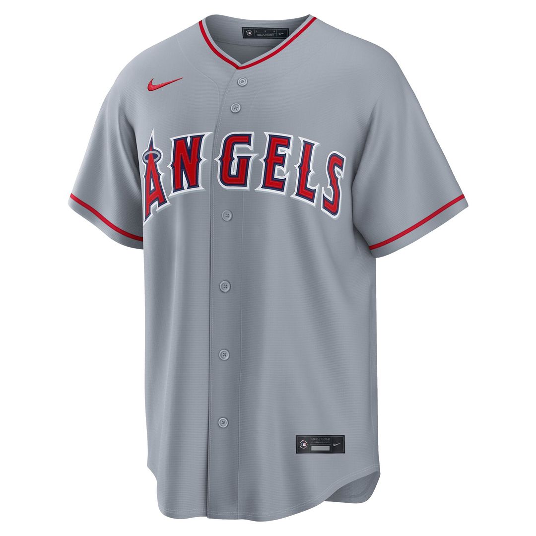 Mike Trout Los Angeles Angels Road Replica Jersey - Gray
