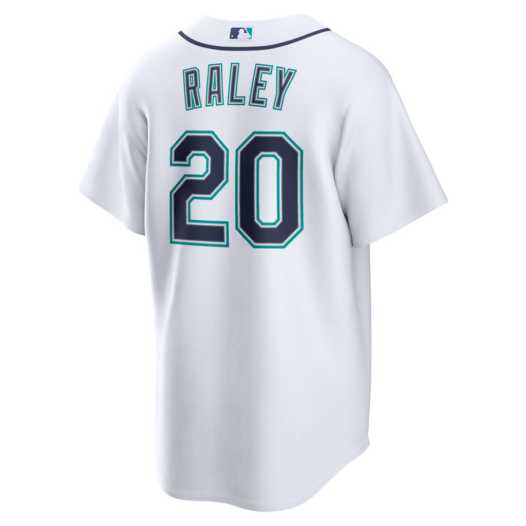 Luke Raley Seattle Mariners Home Replica Jersey - White