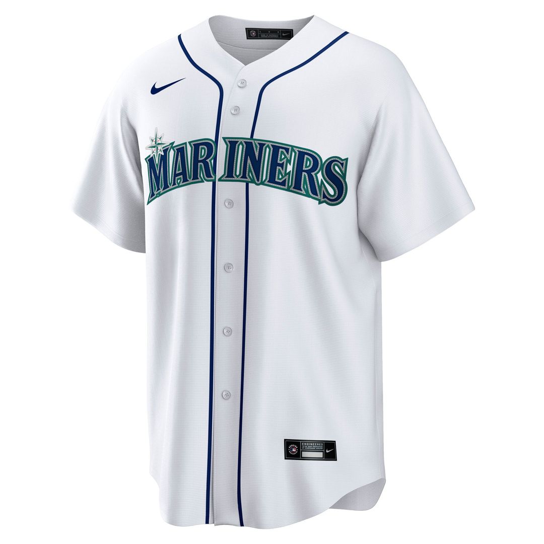 Cal Raleigh Seattle Mariners Home Replica Player Jersey - White