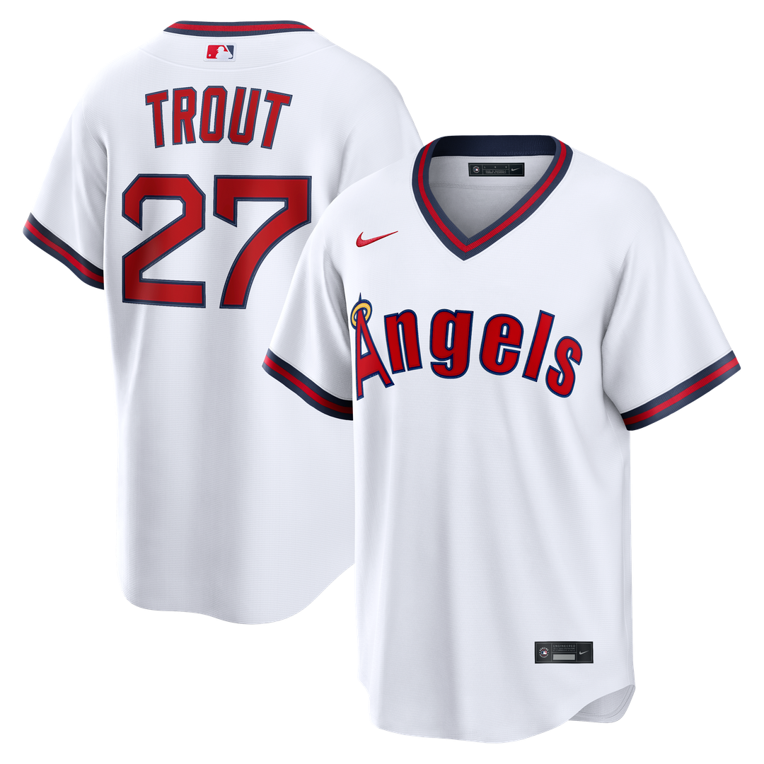 Mike Trout Los Angeles Angels Road Replica Jersey - Gray