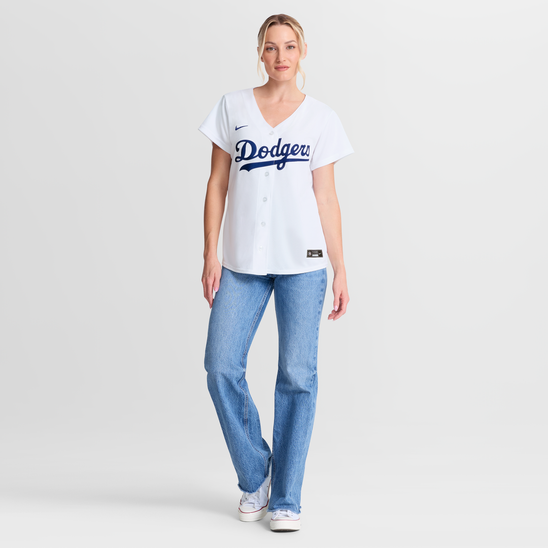 Yoshinobu Yamamoto Los Angeles Dodgers Women's Home Kanji Replica Jersey - White