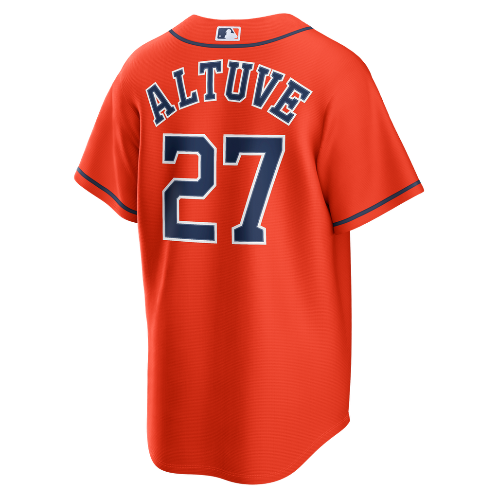 Jose Altuve Houston Astros Alternate Replica Jersey - Orange
