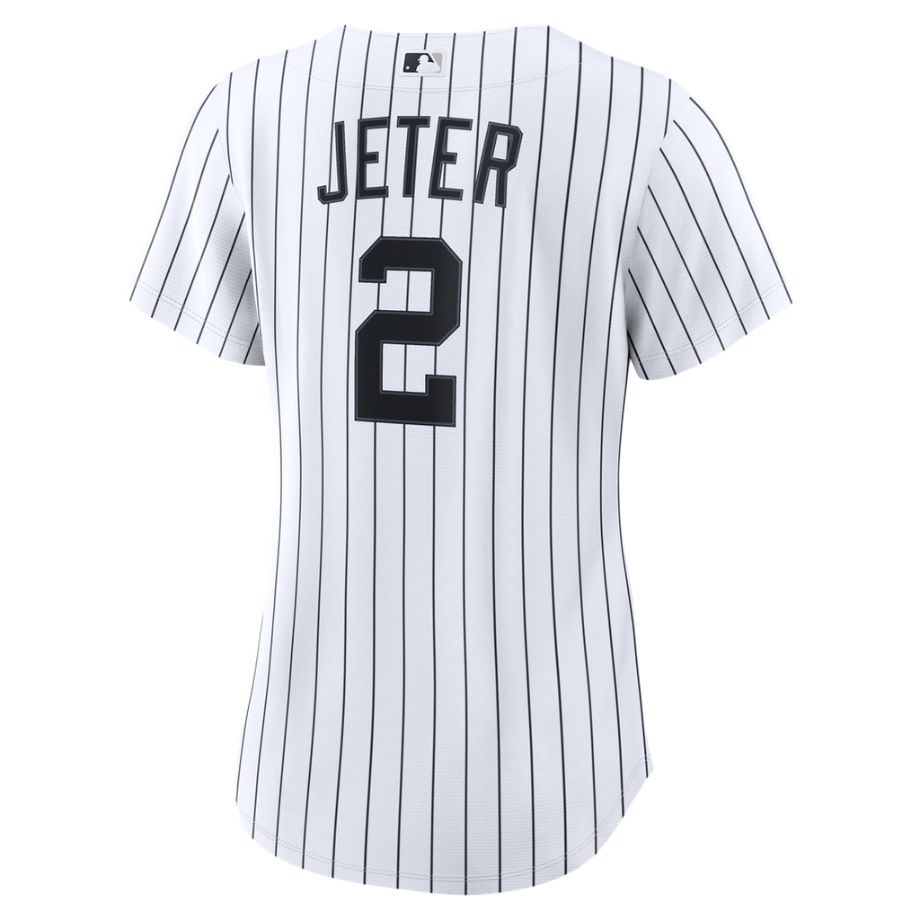 Derek Jeter New York Yankees Women's Home Retired Replica Jersey - White