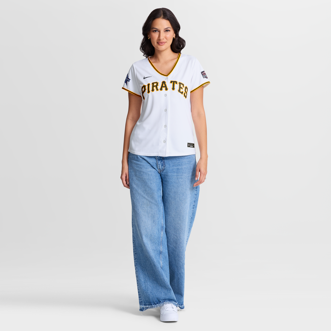 2026 All - Star Game Women's Pittsburgh Pirates Paul Skenes White Replica Jersey