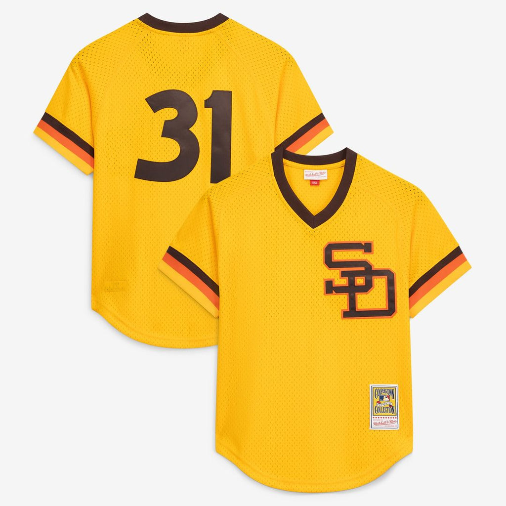 Dave Winfield San Diego Padres Authentic Batting Practice Jersey - Gold