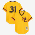Dave Winfield San Diego Padres Authentic Batting Practice Jersey - Gold