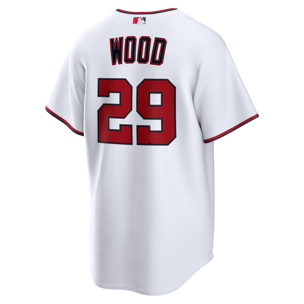James Wood Washington Nationals Home Replica Jersey - White